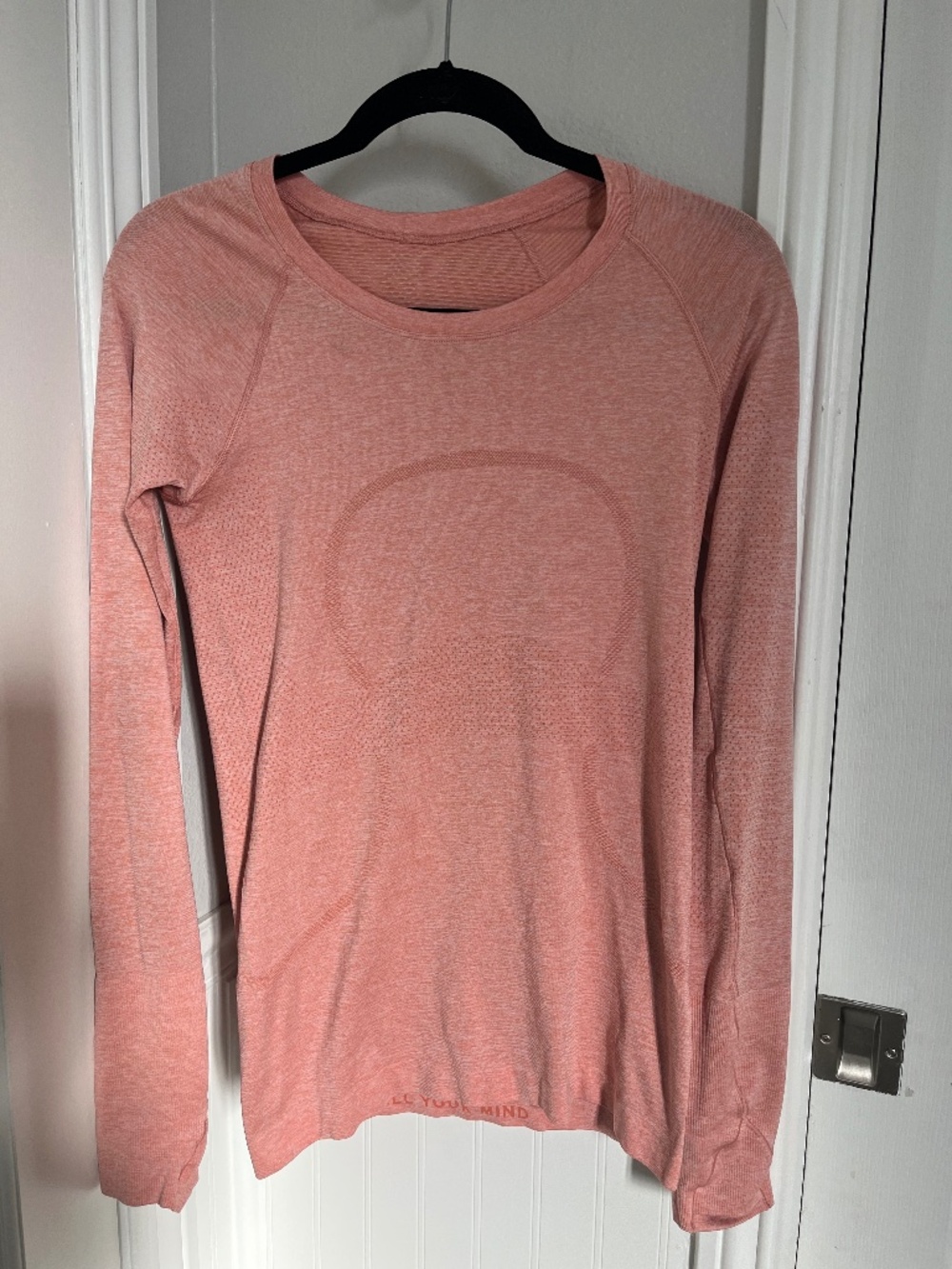 Lululemon Swiftly Tech Long Sleeve Shirt Peach 6